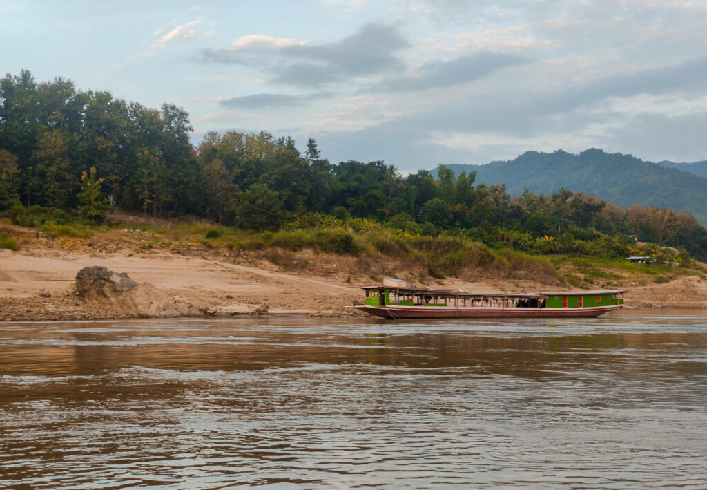 The view of the Mekong from Pakbeng