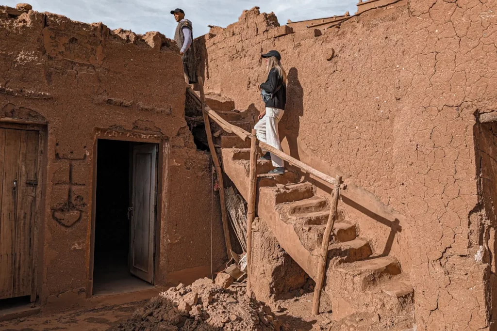 Inside one of the local houses in Ait Benhaddou