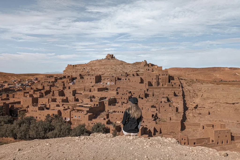 Ait Benhaddou from the nearby viewpoint