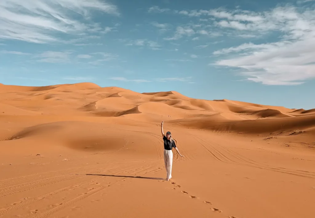 The dunes of Erg Chebbi