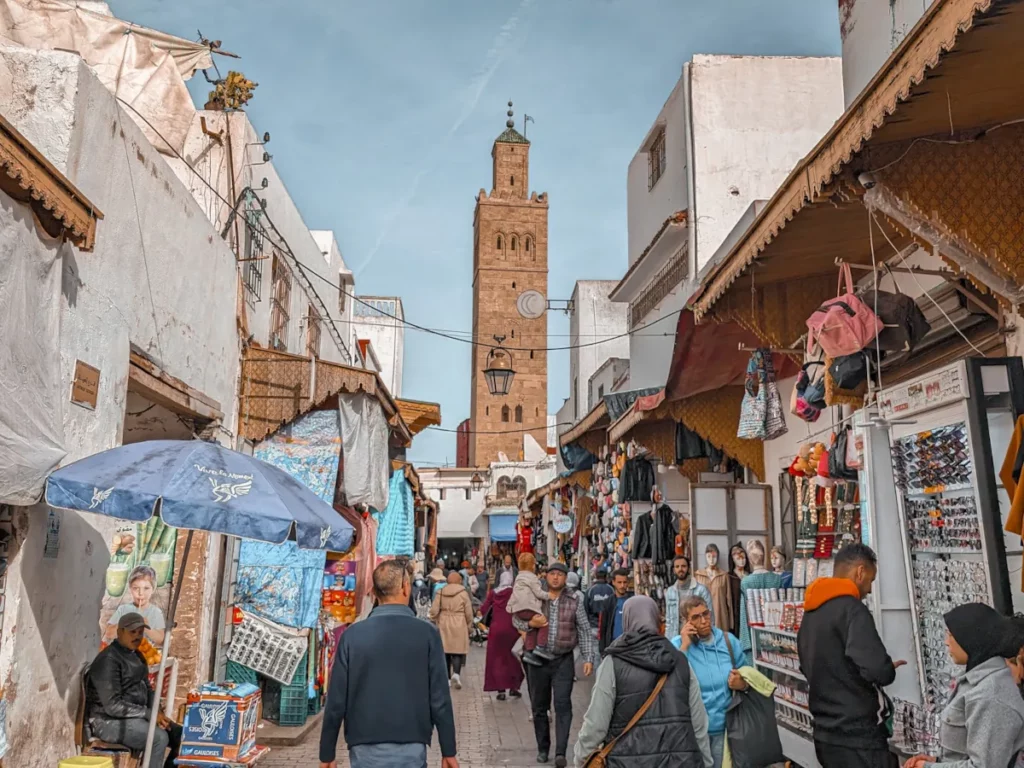 Inside the old town of Rabat
