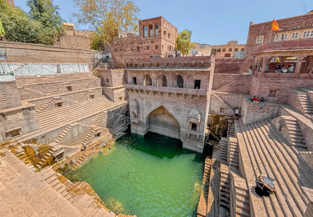 Il "pozzo dei passi" nel centro di Jodhpur