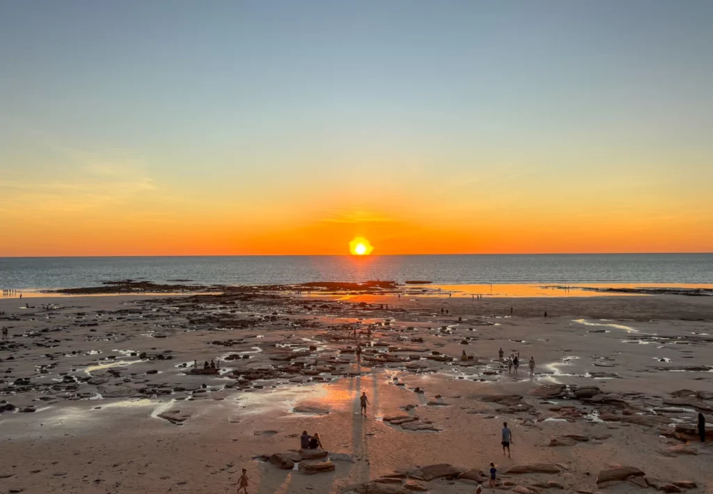 Sunset from Cable Beach in Broome