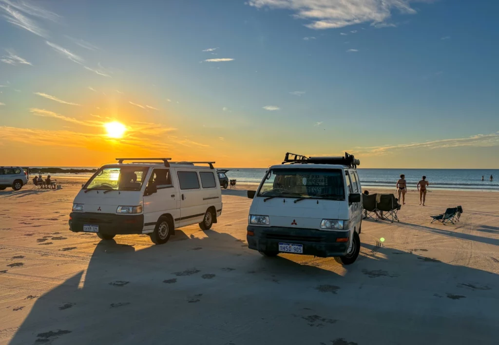 Some beaches are accessible with 2 wheel drive, but not many!