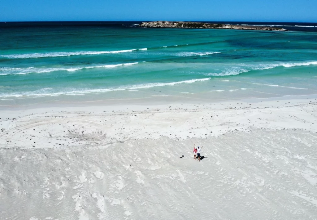 Wedge Island in the background